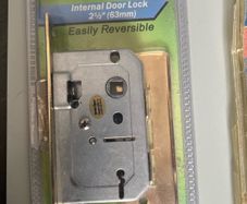 Basta Basta 63mm Rubbed Brass effect Steel 2 lever Sashlock