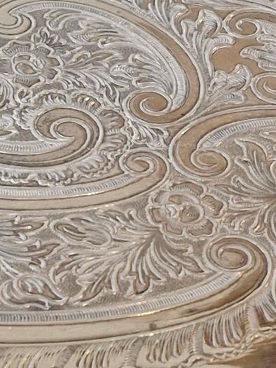 Vintage silver plated tray