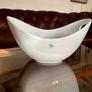 Pristine White Salad Sharing Bowl by Galzone Denmark with Handles Image 3