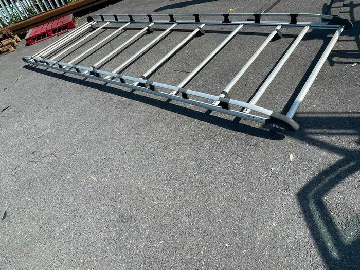 Rhino Crafter Aluminium roof rack with ladder