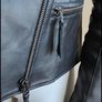 Karl Lagerfeld's Ikonik Odina Women's Biker Leather Jacket Image 9