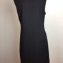 Savida black sleeveless textured dress with rope criss cross design size 14 includes postage Image 3