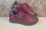 womens G COMFORT TEX waterproof trainers runners walking shoes Burgundy Size UK 7 EU 40 (AT2)