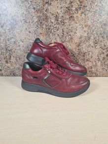 womens G COMFORT TEX waterproof trainers runners walking shoes Burgundy Size UK 7 EU 40 (AT2)