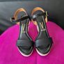 Vizzano Black Platform Heels Size 5 UK 38 EU Image 2