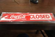 Coca Cola Open And Close Sign
