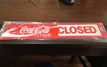 Coca Cola Open And Close Sign