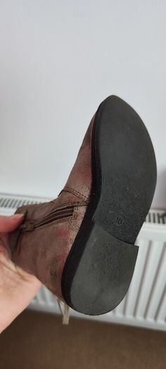 Brown suede leather shoes size 10