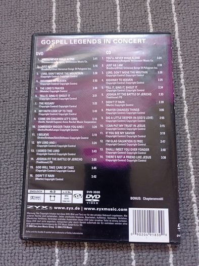 Mahalia Jackson 'I asked the Lord' DVD