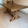 Dark Oak Dining Table Image 2