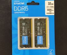 Crucial DDR5 Ram kit 32GB (2x16GB) Sodimm 5600MHz