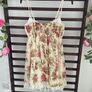 dress Bnwot cream floral mini dress size medium Christina V brand Image 10