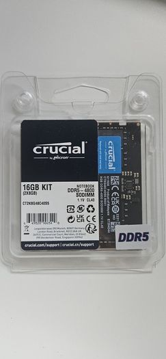 Crucial 16gb Ddr5 4800mhz Sodimm Laptop Ram Cl40