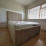 Brand New Framed Beds With Optional Gaslift Ottoman Storage,&  Tufted Sprung Memory Foam Mattresses Instock Image 6