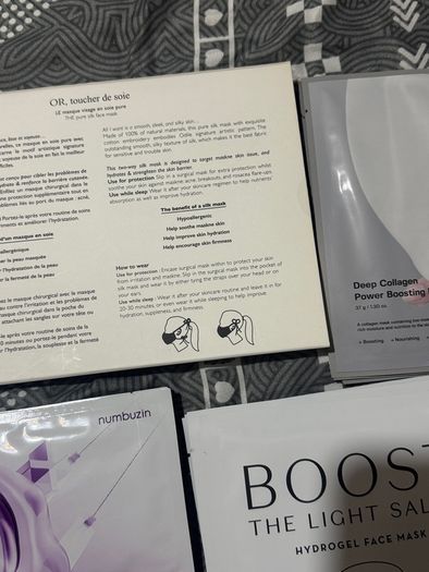 Viral Korean skincare sheet masks new