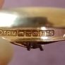 Vintage 9ct gold diamond solitaire ring size K Image 5