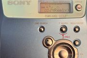 Sony MZ-N505 Blue NetMD MiniDisc - Serviced &amp; Feature-Unlocked