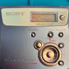 Sony MZ-N505 Blue NetMD MiniDisc - Serviced & Feature-Unlocked