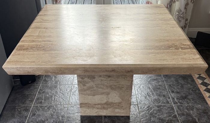Travertine Table