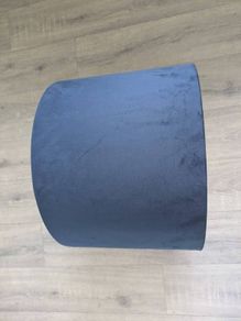 IKEA dark blue velvet ceiling light shade