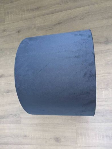 IKEA dark blue velvet ceiling light shade