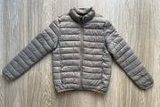 Grey Puffa Jacket: 33-34 (10-12yrs)