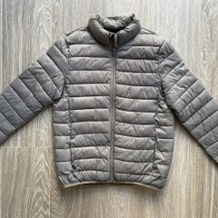 Grey Puffa Jacket: 33-34 (10-12yrs)