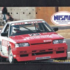 Japan 50 unit Nismo Nissan Motorsports Ricoh Nissan Skyline HR31 racing car (Tamura) Telephone Card