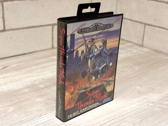 Super Thunder Blade for Mega Drive - Boxed and Minty