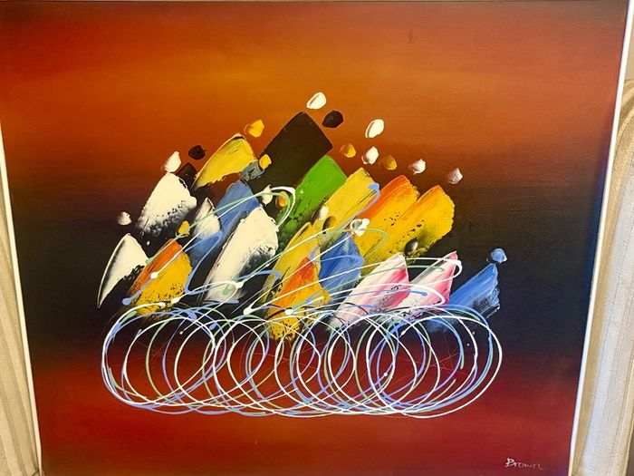 Original paining by brown