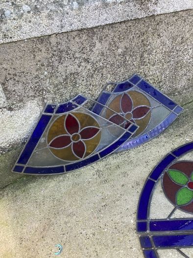 Stained glass sections
