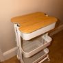 Raskog small Ikea trolley with bamboo lid Image 4