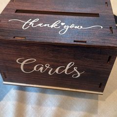 Small wedding card Box