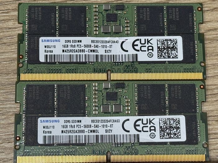 DDR5 32GB (2x16GB) RAM Dual channel Laptop RAM Sodimm 5600mhz