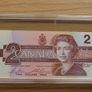 Canada Proof Coin & Banknote Set prefix BRX + 2 dollars | special replacement note Image 3