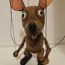Mouse Czech Handmade Wooden Marionette Image 3