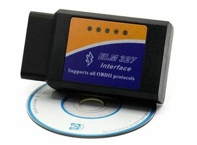 ELM327 Bluetooth Auto Car Diagnostic Scanner Bluetooth OBDII ELM 327 V2.1 OBD2