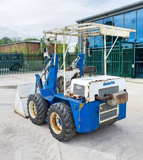 Komatsu SK07 diesel skid steer loader