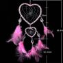 Love Heart Dream Catcher Decor Ornament Image 4