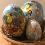 Three Pre-loved Egg baskets + felt surround Image 3
