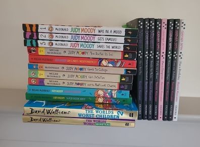 selection of girls books