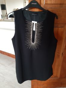 Ladies Black Principles Top NEW with tags Size 14