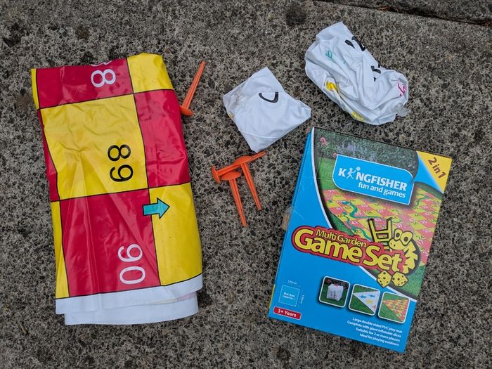 Giant Snakes & Ladders & Twisters Garden Game
