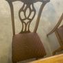 Oak dining table & 6 chairs Image 6