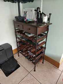 Side Board with Wine Rack