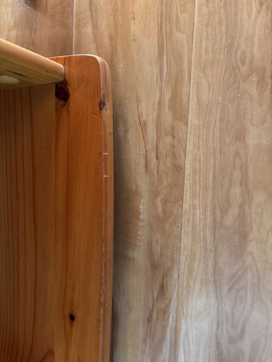 Solid pine bedside locker