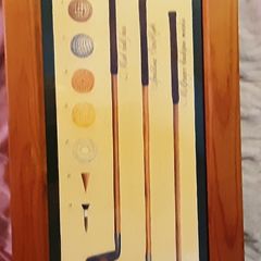 golfer's club ball's and tee picture