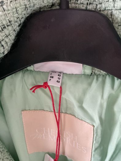 jacket bnwt mint green with black flex size 12 streetone jacket