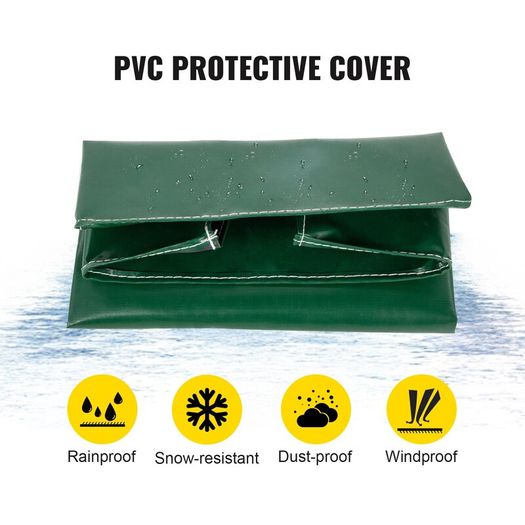 2.44m Steel Firewood Rack with Cover