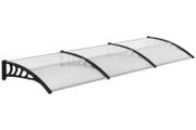 Front Door Canopy, Outdoor Awning, Rain Shelter, 303 x 96cm , Clear